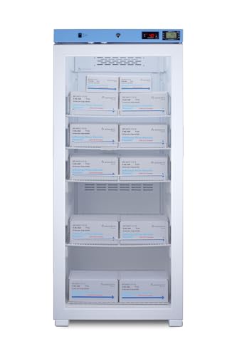 EQTemp 9.88 cu.ft Vaccine Refrigerator, Medical Storage, Healthcare Fridge, Upright Glass Door- ACR1012G