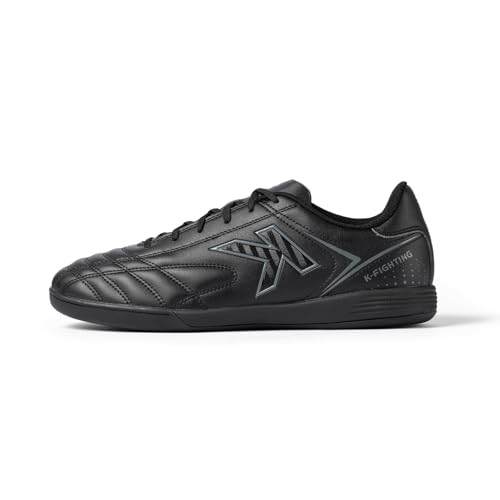 KELME Men's Indoor Turf Soccer Shoes Trainer Futsal Football Cleats Baseball Sneakers Rugby Boots Black 8