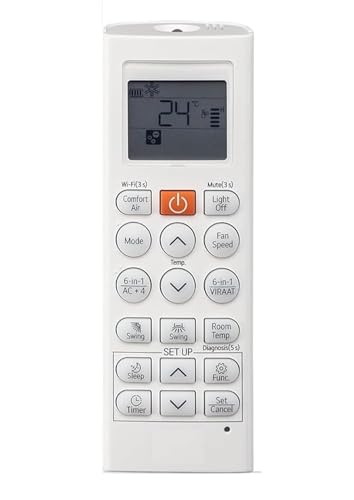 Image of BLACKSHEEP Air Conditioner Remote Compatible for LG Dual Inverter 1 1.5 2 Ton AC Remote (No Backlight) 6 in 1 VIRAAT Mode [AC-36U] (in case of Any Issues, Contact Customer Care for Order)