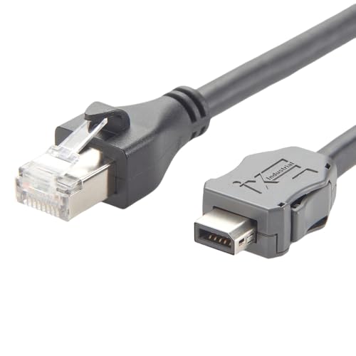 Cable Ethernet Industrial RJ45 Cat6A 2 m SFTP miniatura 1
