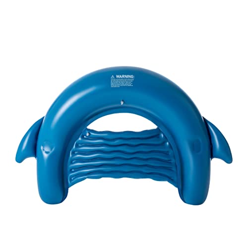 Jorkei Inflatable Pool Floats For Adults Shark Floaties Swimming Pool Loungers Chair Floats With Cup Holder Pool Floaties Party Beach Water Toys… #TOP6