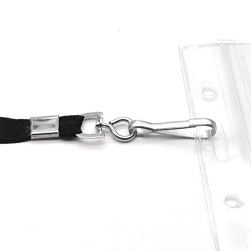 Bird Fiy Bulk Lanyards for Id Badges 50Pack Nylon Neck Flat Lanyard for Name Tag Badge Id Card3