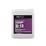 CTS Chemistry D-12 Limpiador para suciedad orgánica persistente 5 L | Limpiador multiusos para interiores y exteriores | Para mármol, granito, arenisca, hormigón, baldosas cerámicas