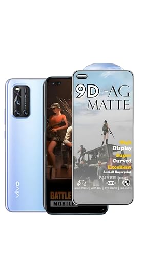 Image of Premium Tempered Glass for Vivo V19 (matte finish glass, Pack of 1) Full Screen Coverage gaming matte Screen Protector Guard (VIVO V19)