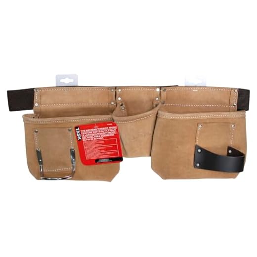 Task Tools T77250 Weekend Warrior Apron with Polyweb Belt, 5-Pocket