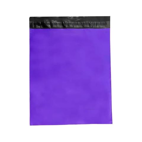 Purple Courier Mailer 12 x 16 in Mailing Bag Poly Large Letter Bags 300 x 400 mm (Pack of 50) Cover
