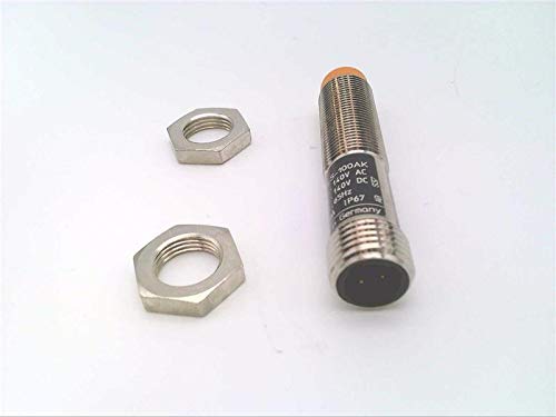 IFM IFK2004-AROA/SL/LS100-AK-IF0309 12MM Diameter Threaded Metal HOUSING, 2-Wire, 3 PIN, 4MM Range, AC/DC, INDUCTIVE Proximity Sensor, Normally Open Output, Sensor