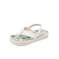 Reef Toddler/Little Kid Ahi Beach Flip Flop, Soft Cushion Footbed, Water Friendly, Backstrap, Birdie Num Num, 12