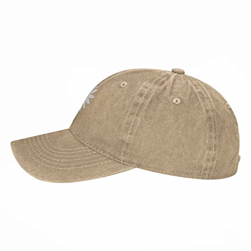 Gorra beisbolera ajustable de mezclilla para mujer unisex miniatura 4