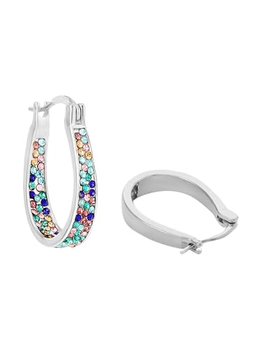 Yellow Chimes Drop Earrings for Women with Yellow Crystal Silver-toned Glamour Spark Drop Earrings For Women & Girls