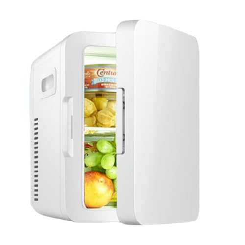 TBQZ【新アップグレード】車載/デスク両用 化粧品専用保冷庫 温度調節可能(-25℃/65℃) 静音運転 低電力設計 化粧鏡付き 車載&家庭用電源付属 イブ・オフィス・寝室用 (8L)