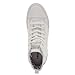 Levi's Womens Elite Twill Casual Lace Up Sneaker Shoe, White Mono, 8 M