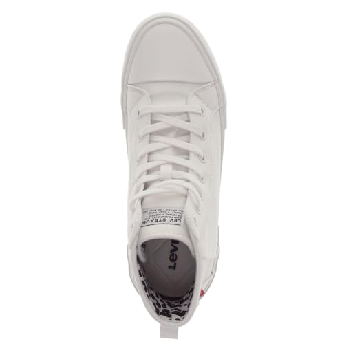 Levi's Women's Elite Sneaker, White Mono, 7.52