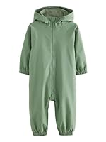 NEXT Wasserdichter Matschanzug mit Fleecefutter Khaki Grün 5-6 Jahre