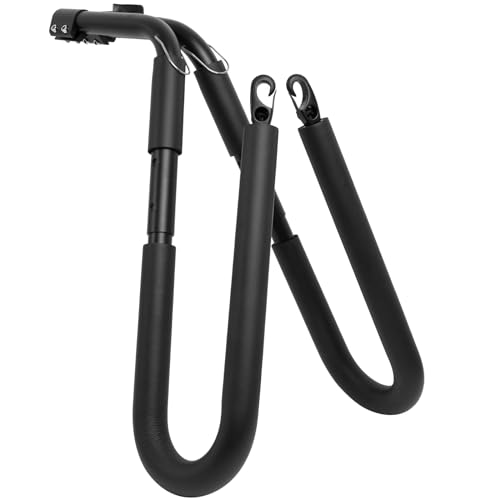 Surfboard Bike Rack, Adjustable Bike Surfboard Carrier Bracket, Fits Short Boards Up to 8 FT, Surfboard Holder for Boogie Boards, Snowboards