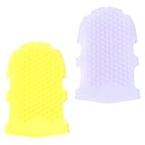 UKCOCO 2 Stück Peeling Duschhandschuhe zur Hauterneuerung Flexibel Dehnbar Doppelseitig mit...