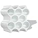 Koziol SET-UP - Botellero de plástico, Blanco (Solid White), 23 x 35.3 x 36.4 cm
