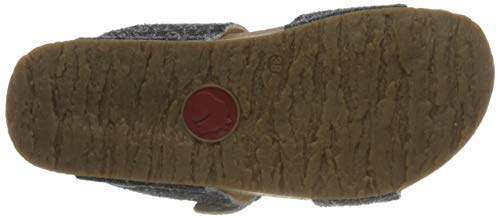 Image of HAFLINGER Andrea Elegant Leather Sandals with Rubber Sole and Cork Latex Footbed Unisex