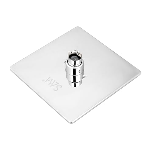 Image of SAM Shower Slim High Pressure Rainfall Showerhead Without Arm for bathroom (Soft Square, 6 * 6)