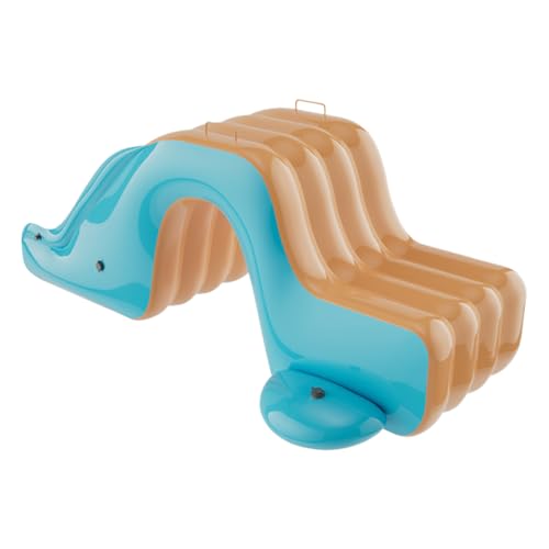 Quorvex Toboganes Inflables De Agua para Piscina, Tobogán Inflable para Jardín, Juguete Acuático Divertido para Niños Juegos Al Aire Libre En Playa Parque Jardín Patio Césped
