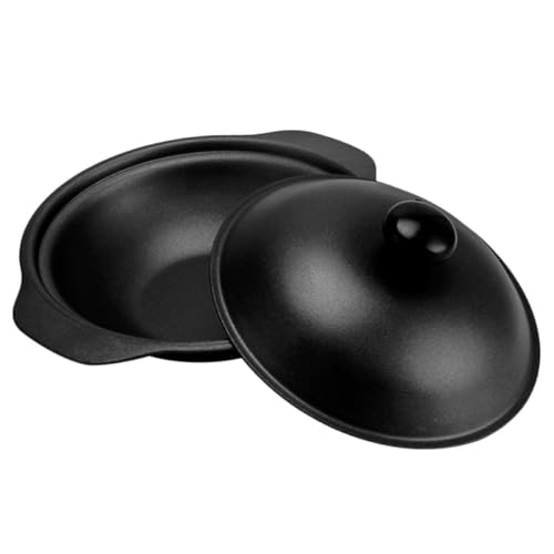 Consejos para Comprar Olla para estofados - los preferidos. 45 SEWACC Cacerola de Hierro Fundido de 16 CM Tapa de Hierro Olla para Estofado y Sopa Casera Utensilios de Cocina Multifunción para Guisar y Cocinar Arroz Fideos y Guisos...