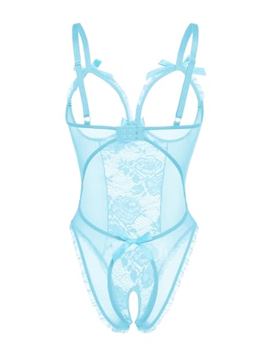 Image of Avidlove Women One Piece Lingerie Sexy Lace Babydoll Mini Bodysuit