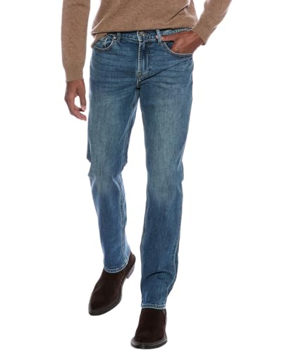 7 For All Mankind Men's Slimm with Squiggle Slim Fit Jeans