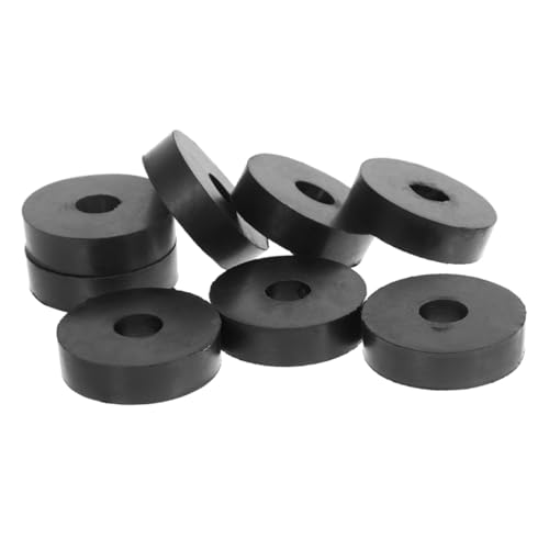 SOLUSTRE 8pcs Vibration Absorbing Rubber Washers for Bolts Screws Heavy Duty Isolation Pads for Air Conditioners Washing Machines