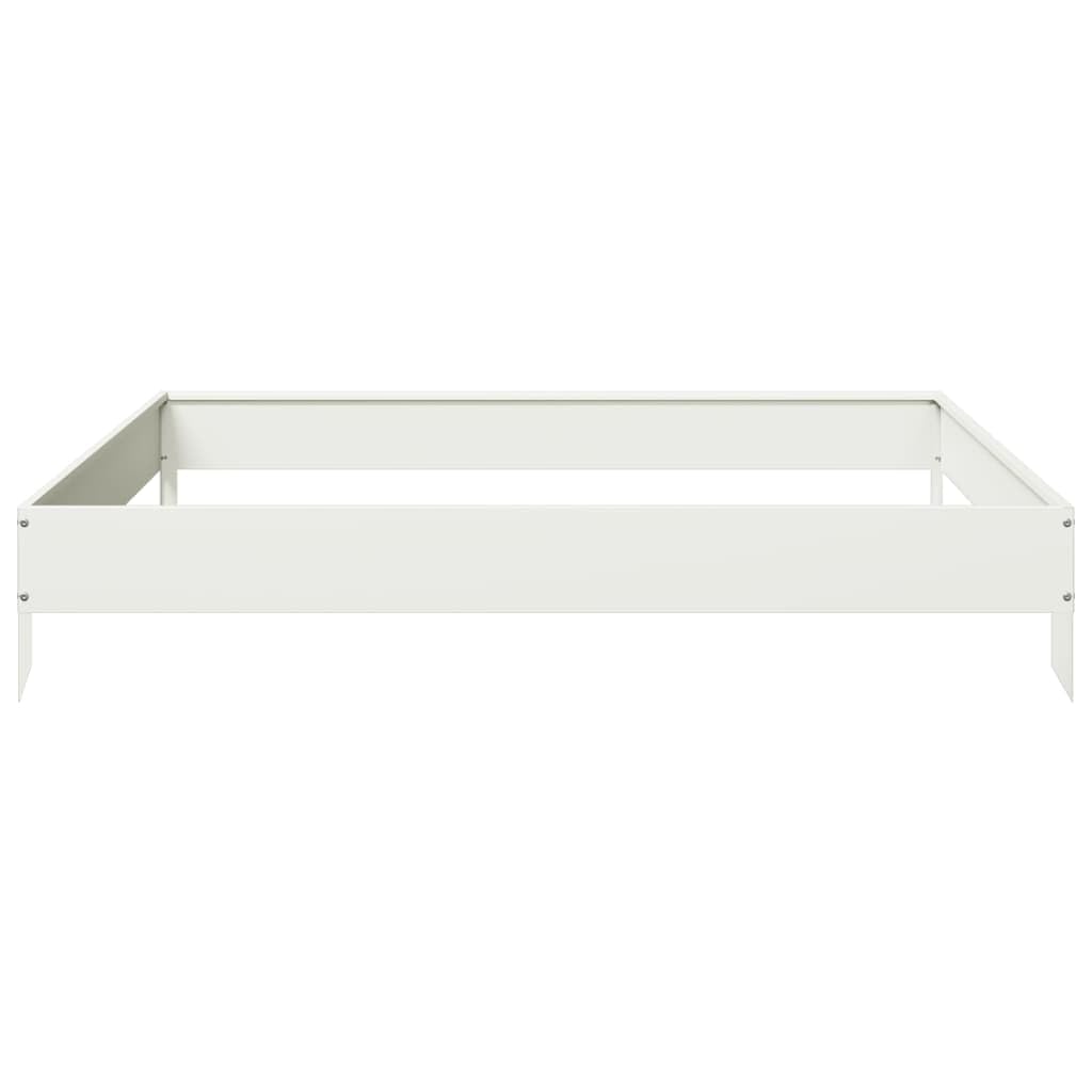 ShGaxin Arriate in Acciaio Bianco 100x100x18,5 cm, Tavolo Da Coltivo, Orto Domestico, Coltivazione Di Piante Aromatiche, Arriate Da Giardino - 851011