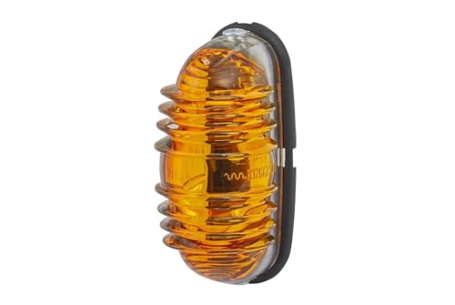 HELLA 2BA 001 227-201 Piloto intermitente - 12V - montaje exterior - Color de tulipa: amarillo - izquierda/derecha/delante y detrás