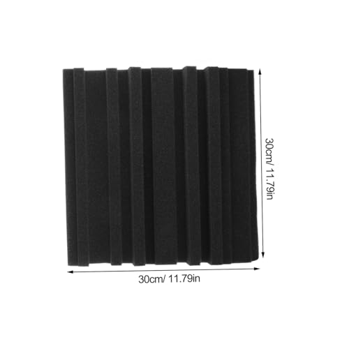 VICASKY 6pcs Paneles Acústicos para Aislamiento Acústico y Reducción de Eco Espuma de Alta Densidad para Absorción de Ruido en Estudios de Grabación, KTV y Salas de Batería miniatura 2