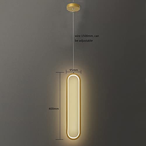 Applique da parete a LED moderna - Elegante lampada da interni per soggiorno e camera da letto, compatibile con AC220V, lampada a sospensione di design, complemento d'arredo chic (luce bianca calda d