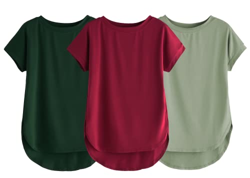 Image of Fabricorn Stylish Plain Up and Down Cotton Tshirt for Women