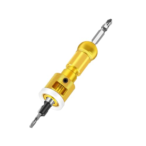 Broca avellanada para carpintería, broca avellanada para metal | Broca avellanadora, herramientas de carpintería, broca de centrado – Broca avellanadora ajustable, broca divisora con escala y