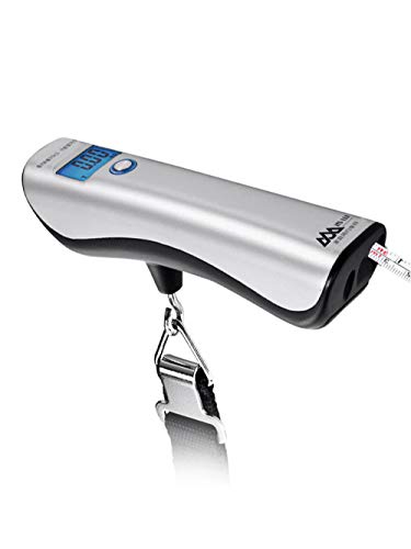 Preisvergleich Produktbild xianguang Präzise tragbare Waage Elektronische Waage Expresswaage Tragbare Waage Elektronische Waage 50 kg Gepäckwaage mit Federwaage-Silber