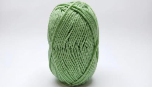 Image of Vardhman Magnus Knitting Yarn 100% Acrylic Bulky 4Ply Yarn (Pack of 1 Ball - 100g) - Knitting & Crochet Yarn for Winter Sweaters, Scarves, Blankets | Hypoallergenic, Hand Wash - Light Sage Green