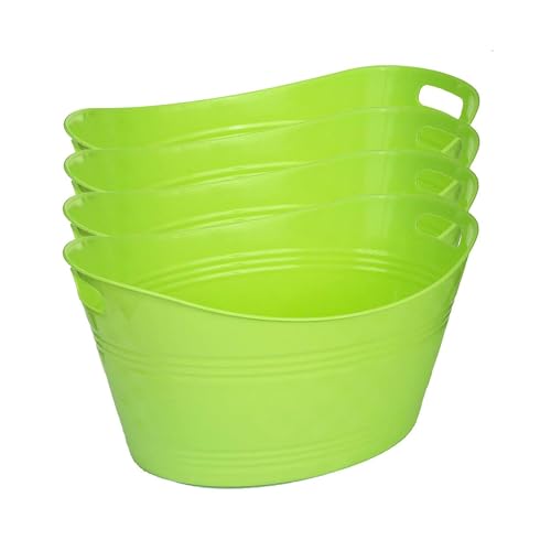 YöL Pack Of 4 Ice Buckets Summer BBQ Garden Party Drink Cooler Champagne Beer Wine Bar Accessories