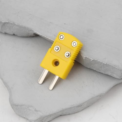 ECSiNG 4 Stück K-Typ Thermoelement-Stecker für Temperaturmesssonden Zur Verwendung mit Industriellen Sensoren