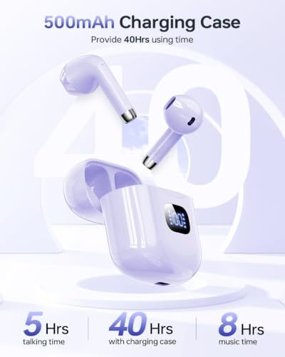 Image of KTGEE Wireless Earbuds Bluetooth 5.3 Ear Buds Headphones, 40Hrs Playback