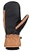 Carhartt Men's Waterproof Insulated Knit Cuff Mitten, Brown/Black, Large