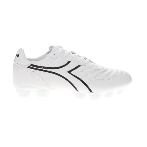 Diadora Mens Brasil R LPU Soccer Cleats - Black, White - Size 9.5 M