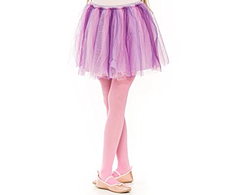 OVISSA Mallas ultra suaves para cualquier actividad, mallas de ballet y teatro para niños y niñas, medias de microfibra para niños 1 par de 50 deniers ZUZA