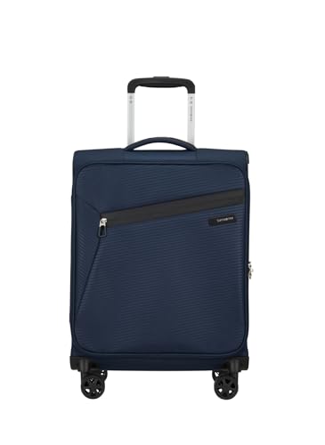 Samsonite Litebeam - Spinner S, equipaje de mano, 55 cm, 39 L, azul (Midnight Blue)