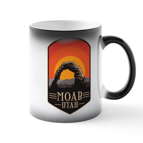 Taza mágica de cerámica CafePress 11 oz color negro miniatura 1
