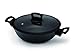 Kitchen Fun Twist Wok con 2 asas Aluminio 30 cm con Tapa