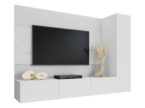 Mirjan24 Wohnwand Deromi VI mit TV-Lowboard