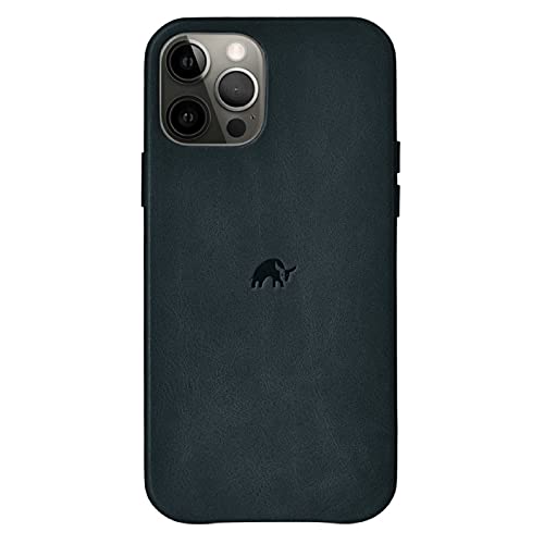 Top Brands Bullstrap Premium Leather Phone Case Compatible with Apple iPhone 11, Ocean Blue