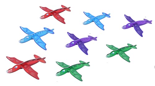 Vynche Pack De Six Planeurs Avion en Polystyrène. Modèle Dinosaures. Jouet Pinata Ou Petit Cadeau pour Enfant