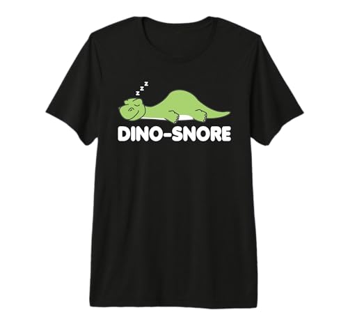 Dino Snore Pajamas Dinosaur Premium T-Shirt