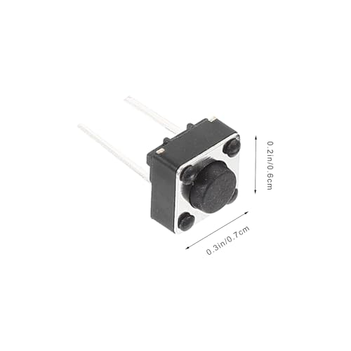 Botones tactiles momentaneos Mobestech de 6x6mm para placa de pruebas y circuitos impresos DIY 7